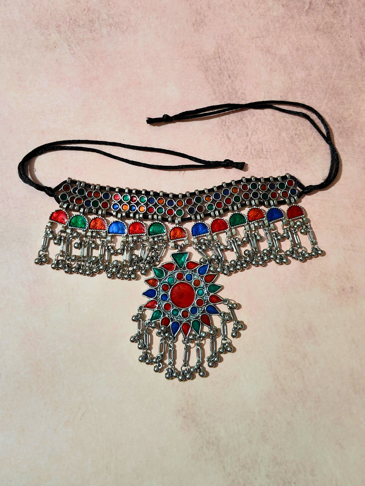 The Divine Surya Kiran Necklace in Multicolor