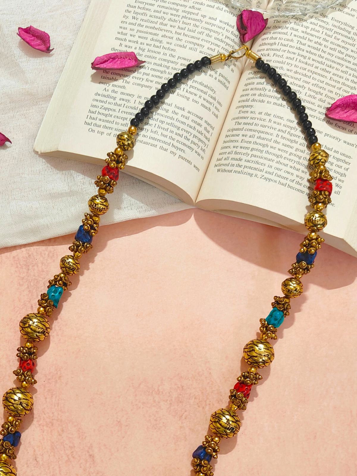 The Replenished Aparajita Necklace with Mulicolor Beads