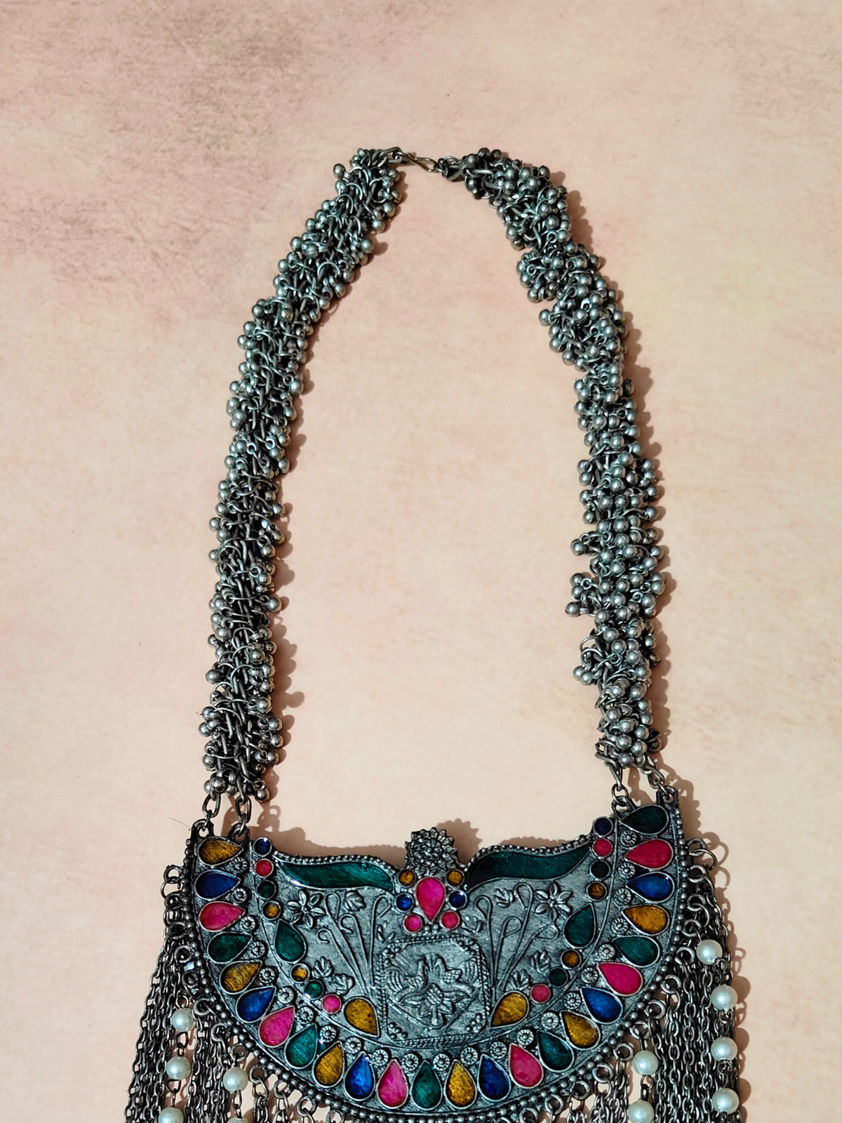 The Meenakari Fillis Stringed Necklace Set