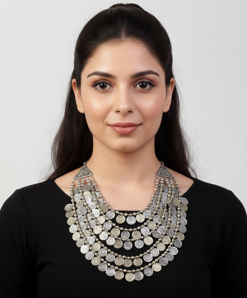 Layered Coin Necklace