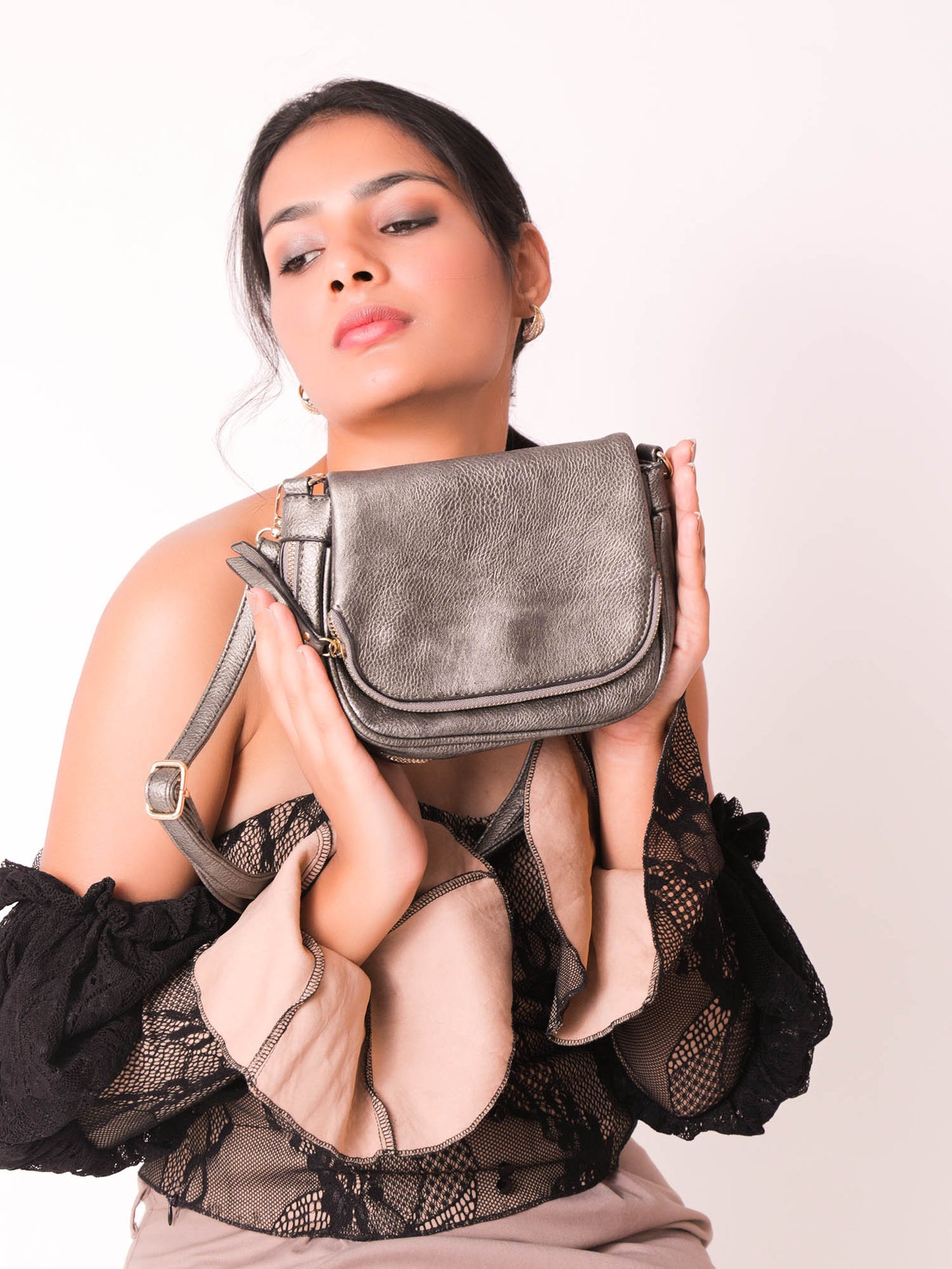 The Classic conventional Stylish Grey Sling Bag