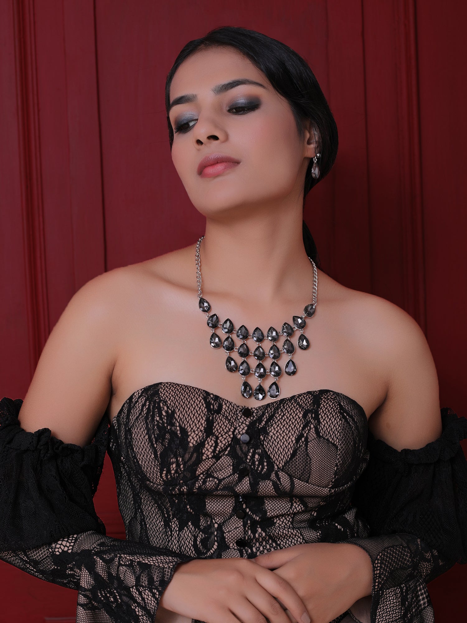 Sanjana Sanghi Wearing OH Celeste Blazar Earrings – Outhouse Jewellery