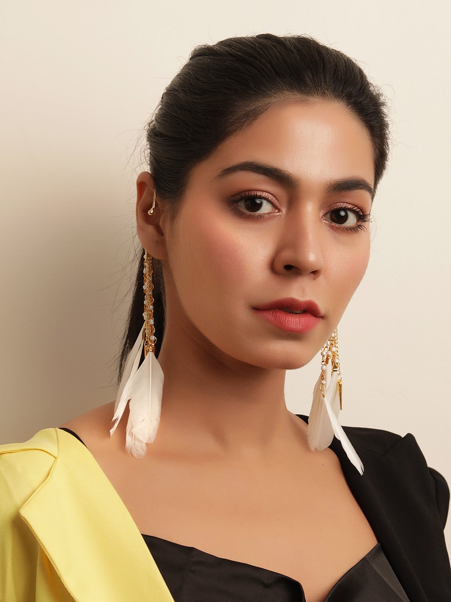 The Quilt Feather Earcuff