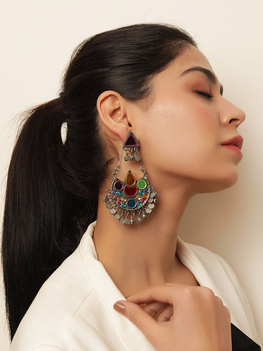 The Meenakari Lantern Afghan Earrings