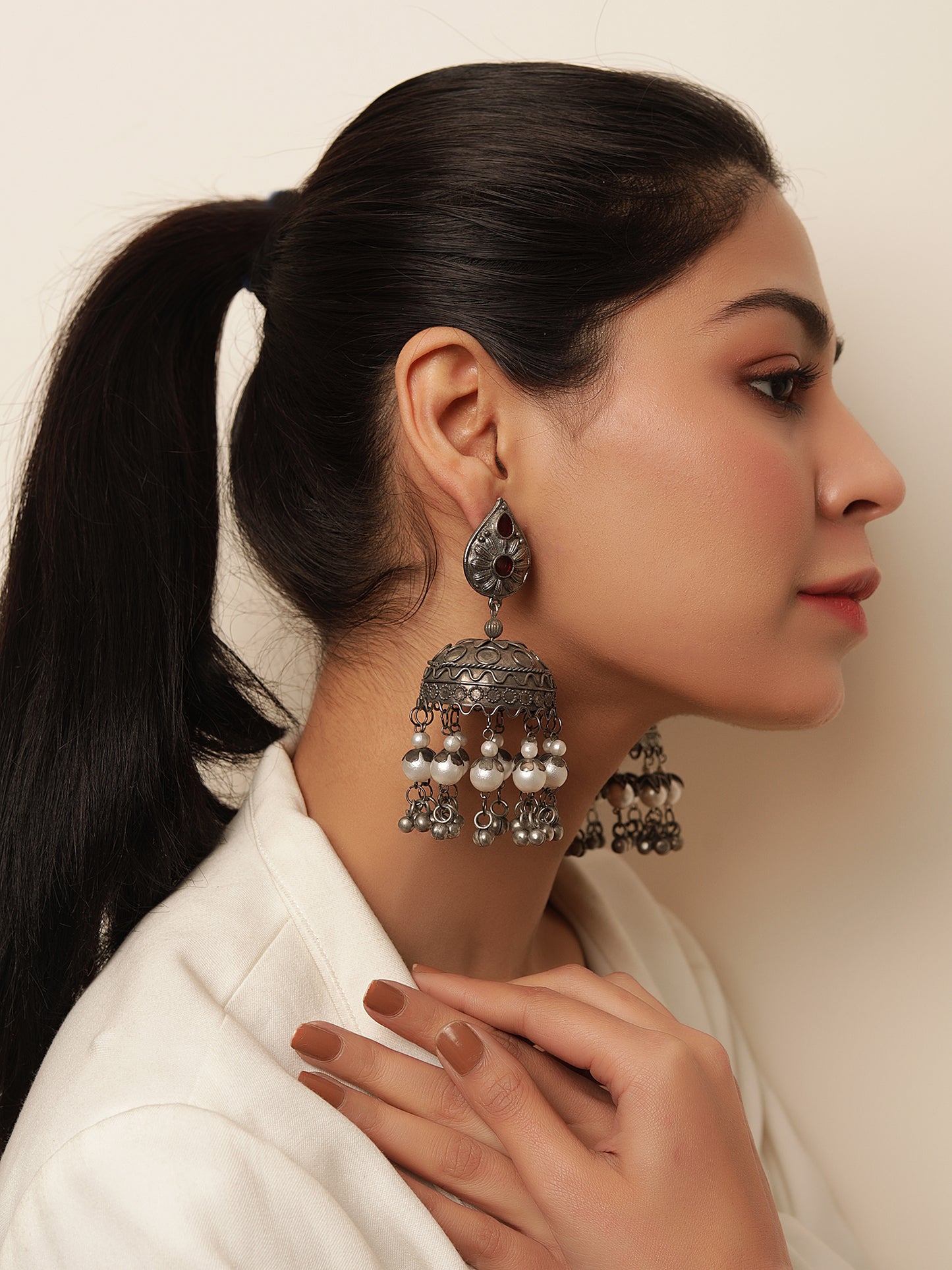 The Schon Poppy Jhumkas
