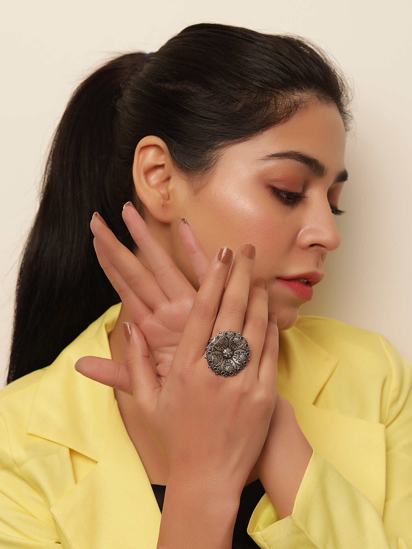 The Bewitching Bouquet Brass Ring