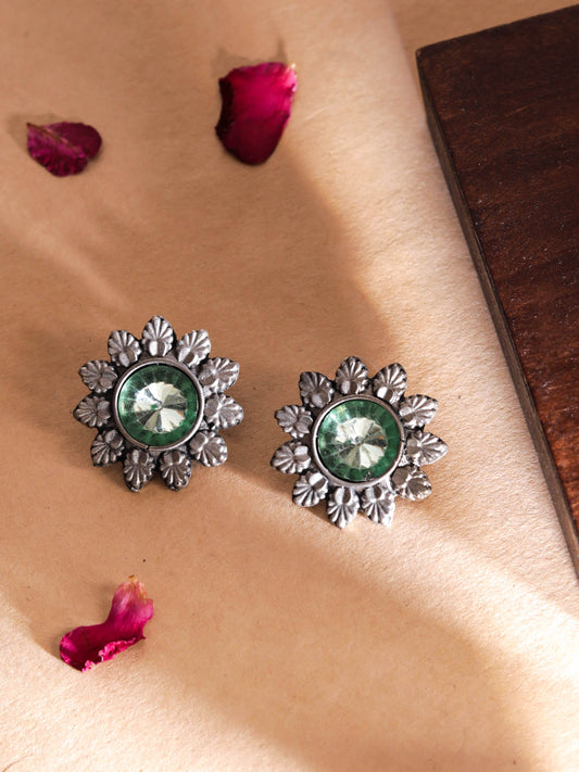 The Ishil Studs in Green