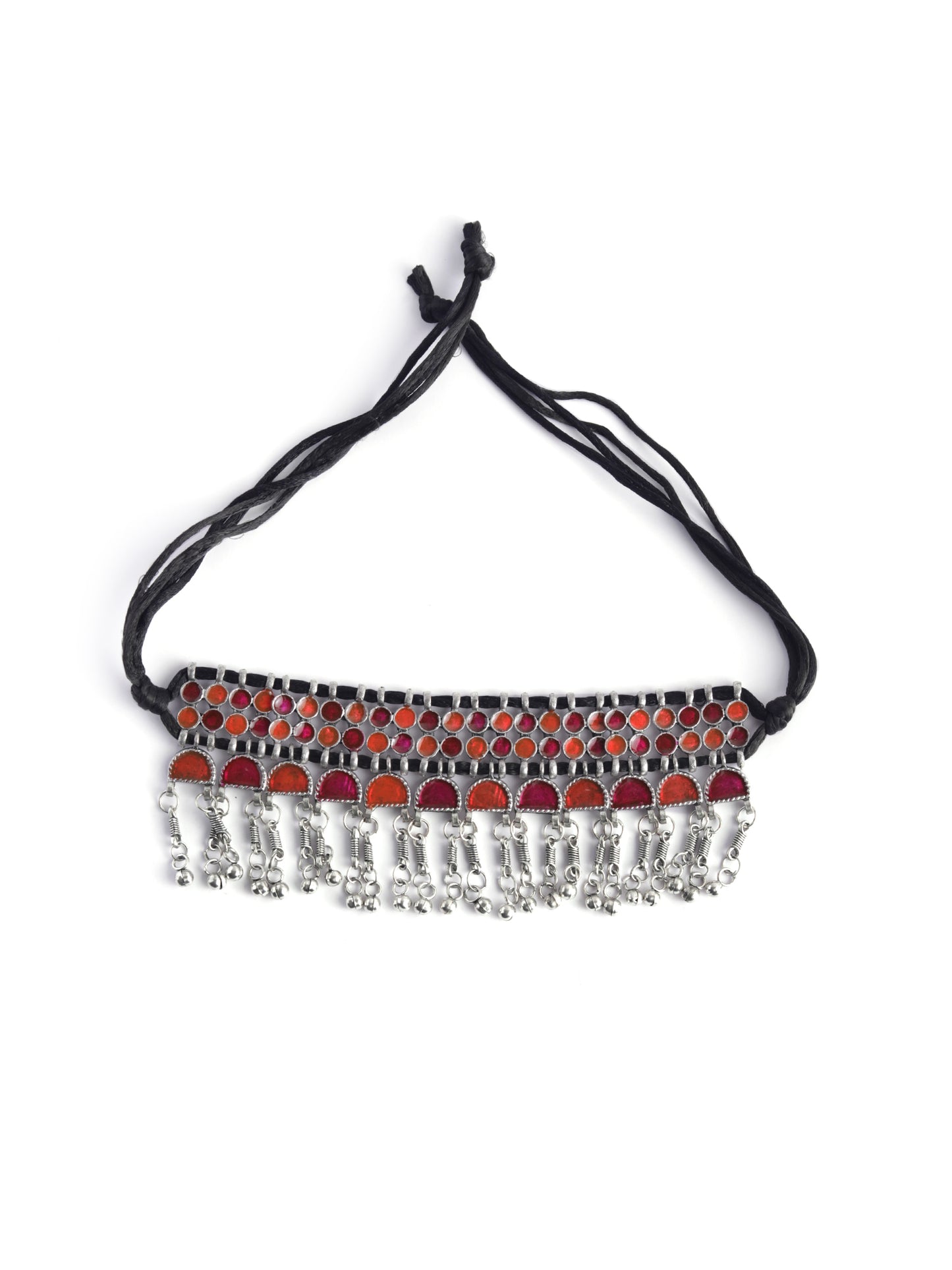 The Starry Constellation Choker in Pink & Orange
