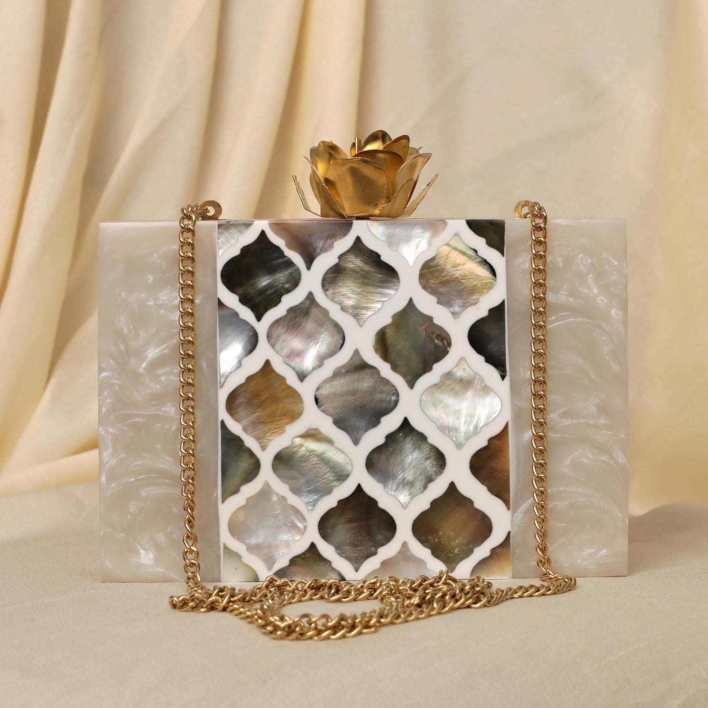 The Royal Marble Look Clutch