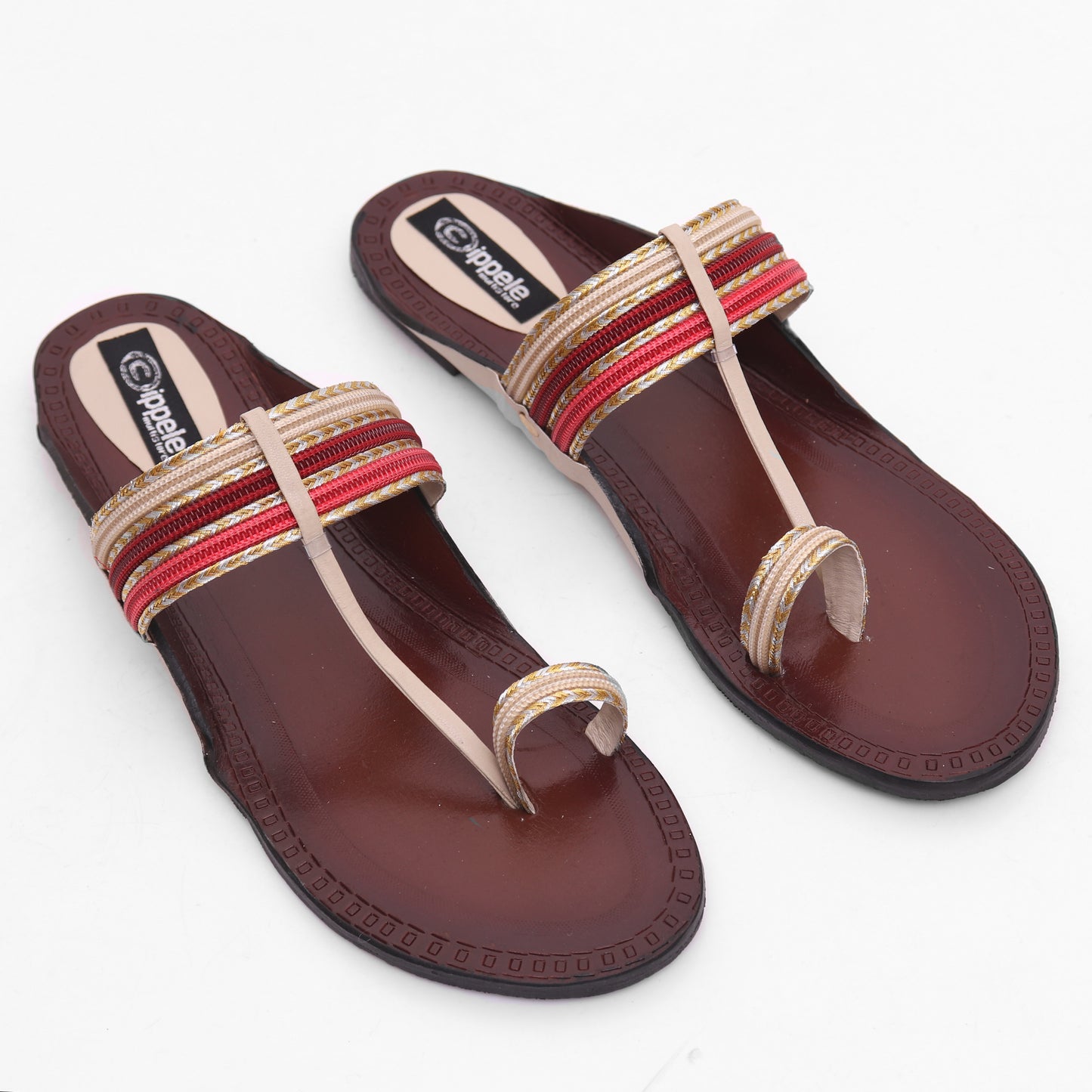 Foot Wear,Brown Base Everyday Flats - Cippele Multi Store