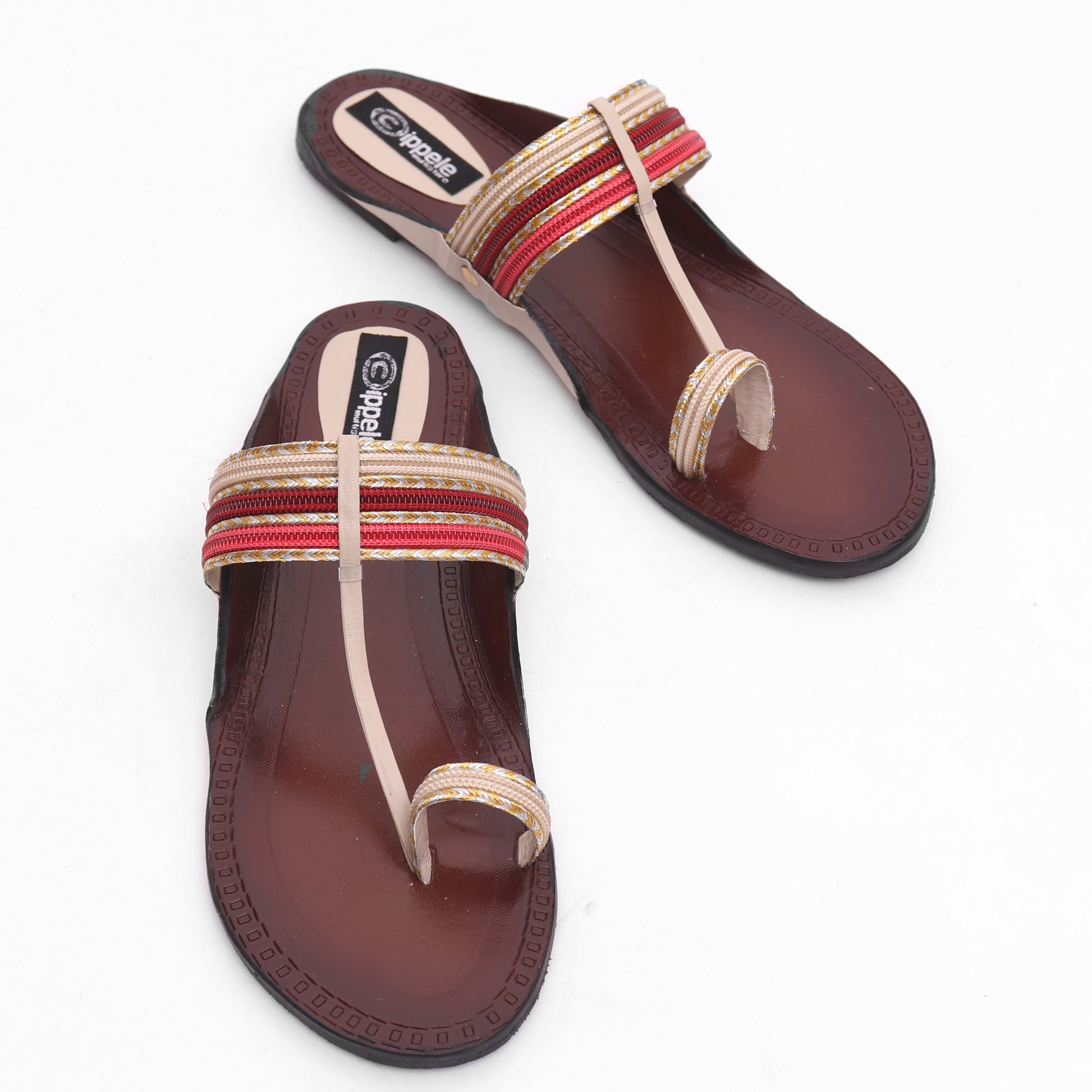 Foot Wear,Brown Base Everyday Flats - Cippele Multi Store