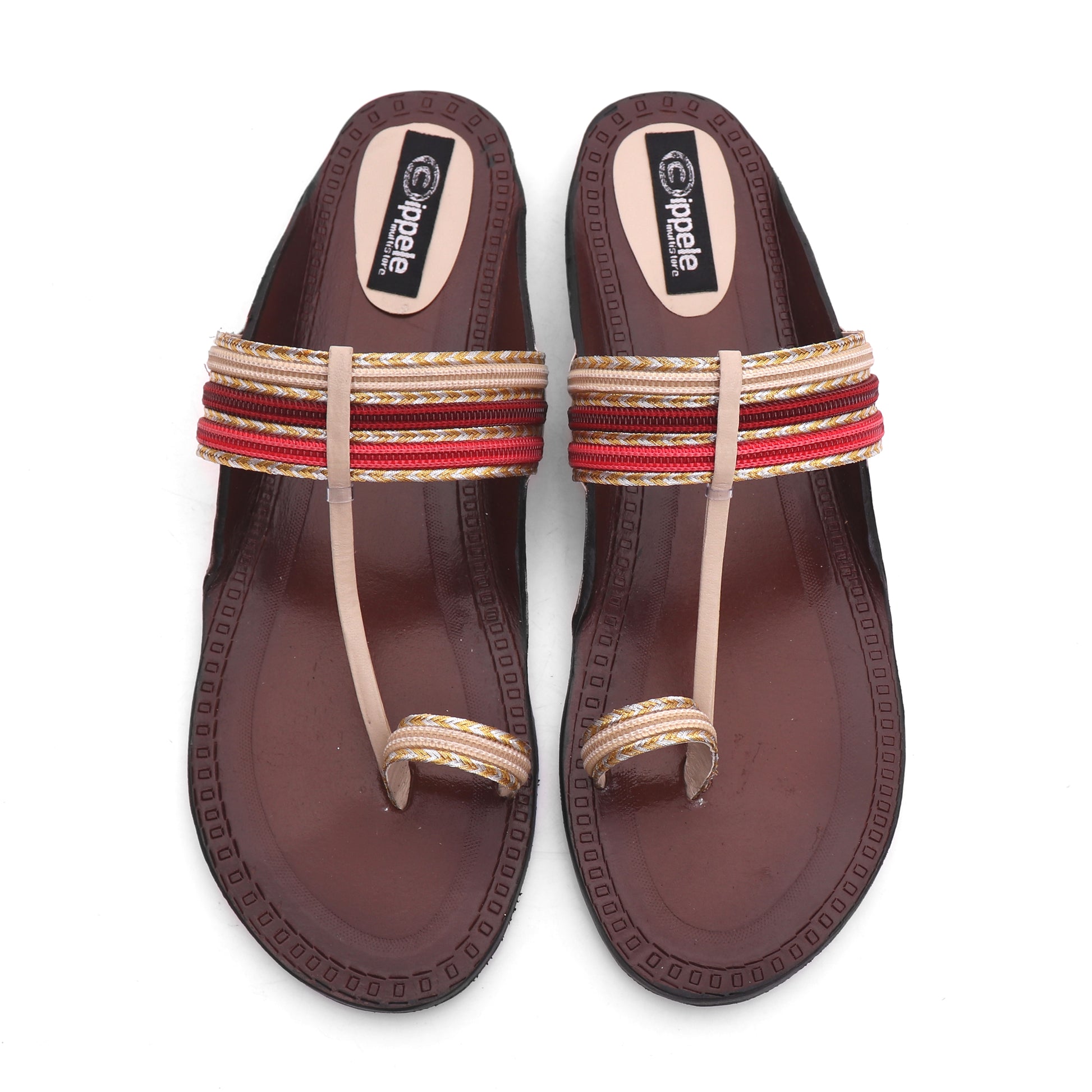 Foot Wear,Brown Base Everyday Flats - Cippele Multi Store