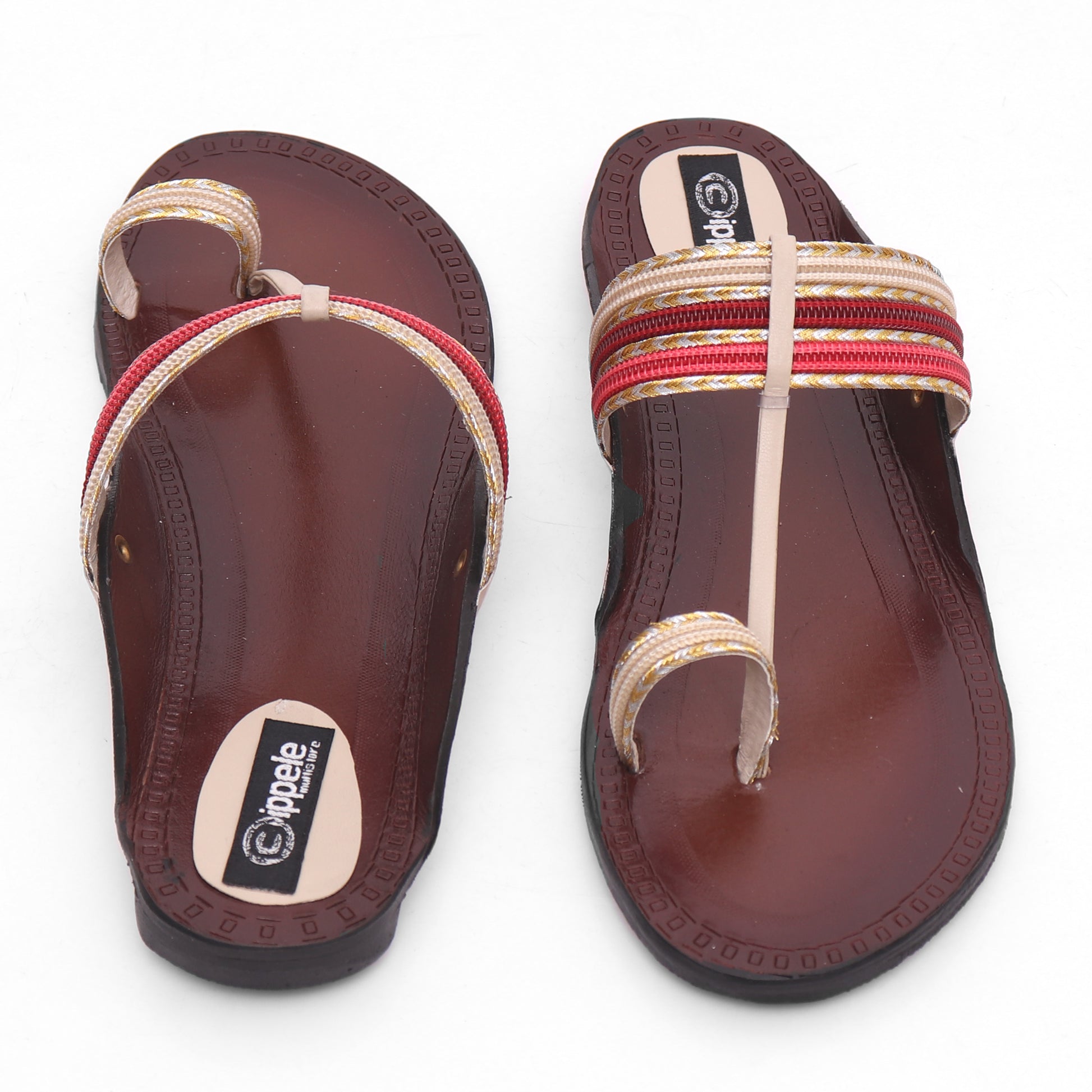 Foot Wear,Brown Base Everyday Flats - Cippele Multi Store