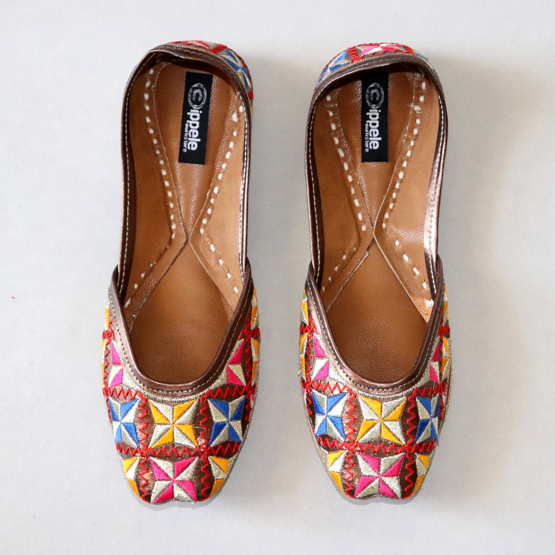 Foot Wear,Fabulous For Feet Jutti with little thread fans - Cippele Multi Store