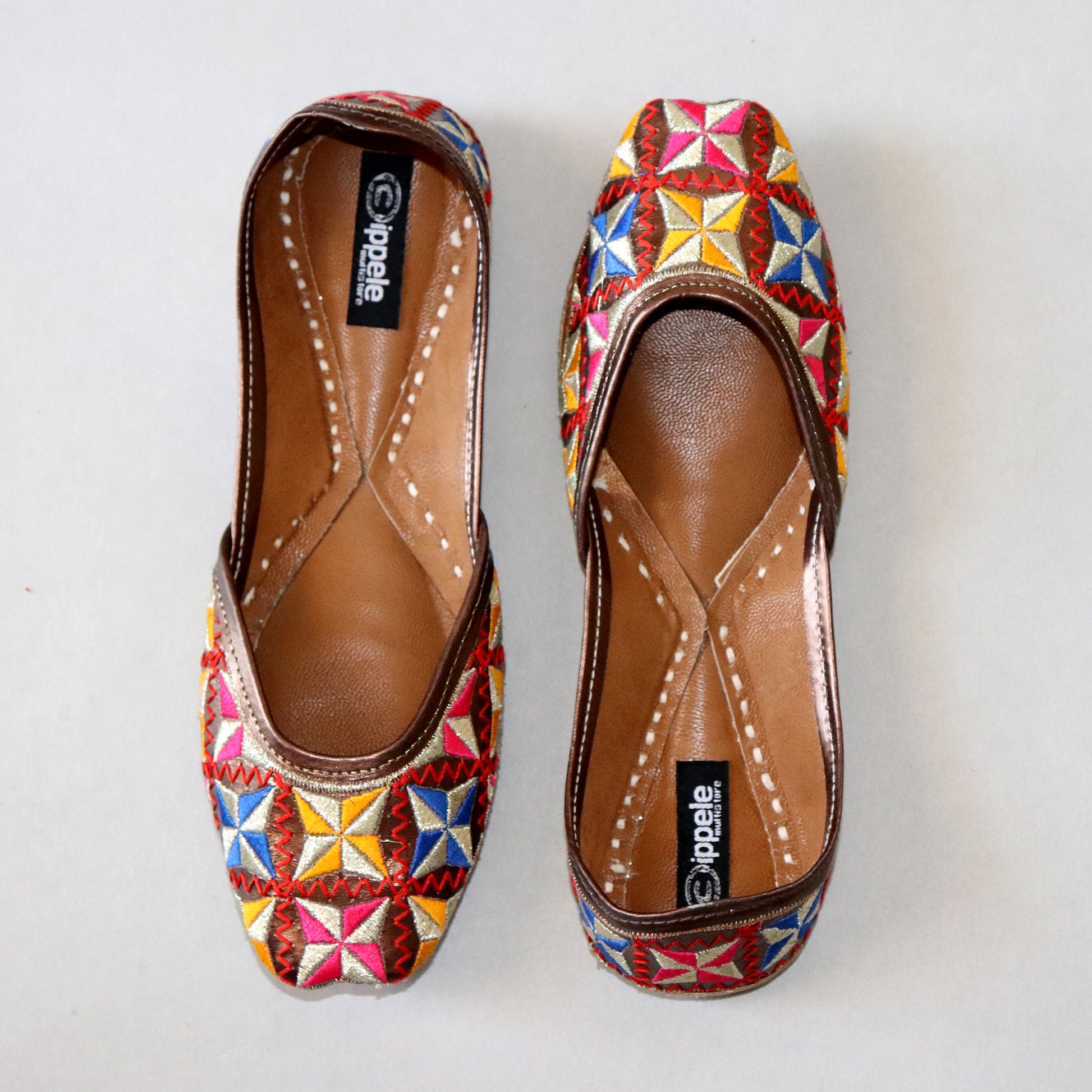 Foot Wear,Fabulous For Feet Jutti with little thread fans - Cippele Multi Store