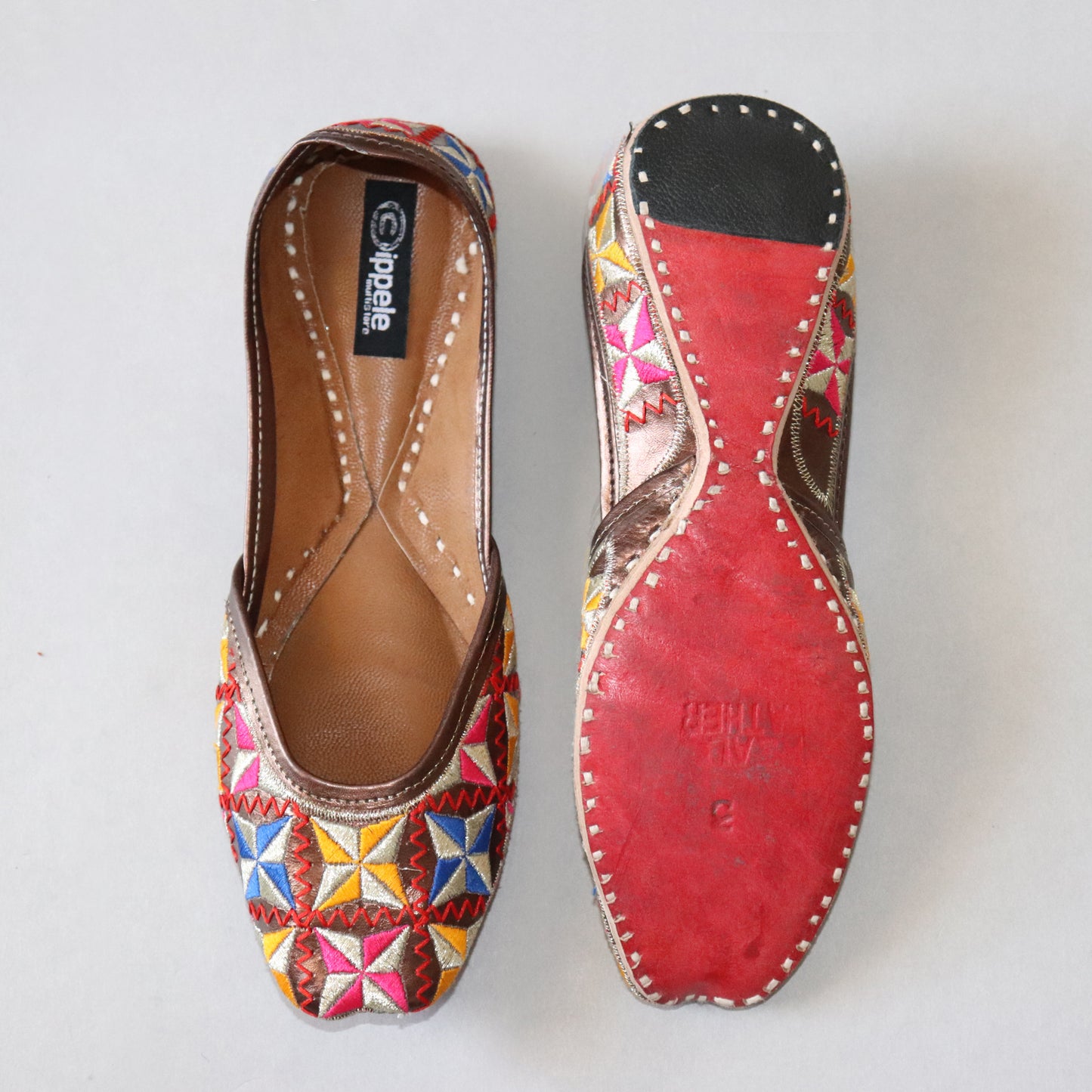 Foot Wear,Fabulous For Feet Jutti with little thread fans - Cippele Multi Store