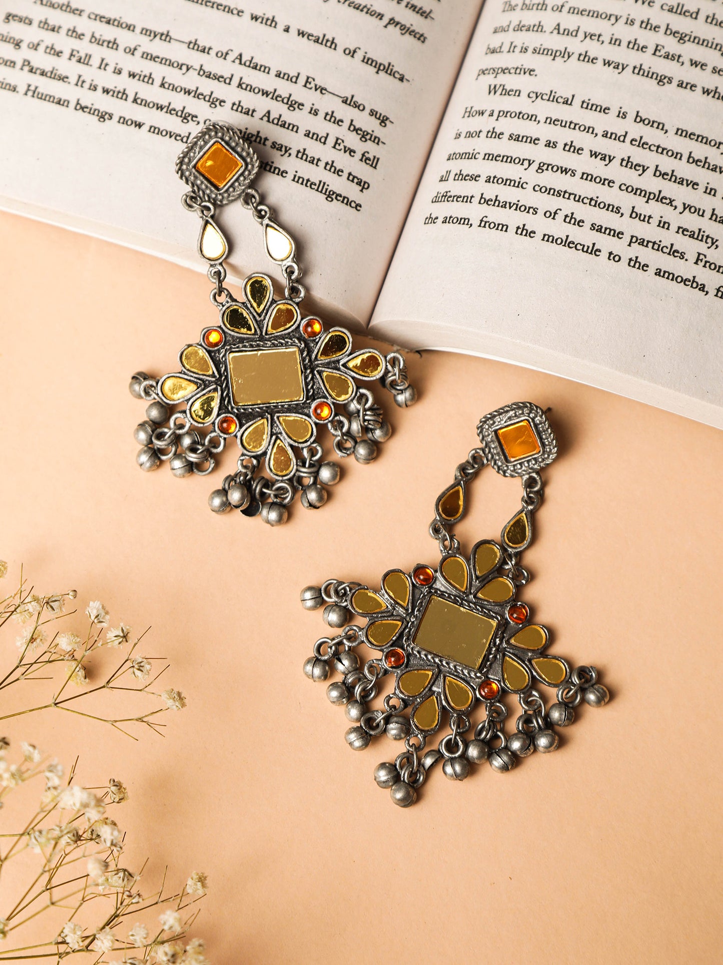 The Yellow Whimsy Glass Earrings