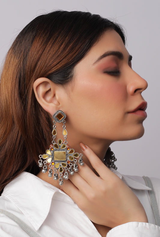 The Yellow Whimsy Glass Earrings