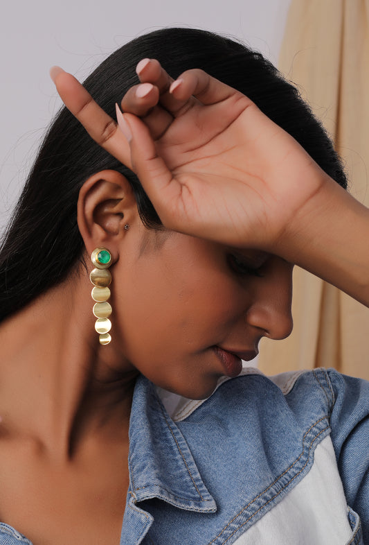 The Lucky Coin Pellets Earrings