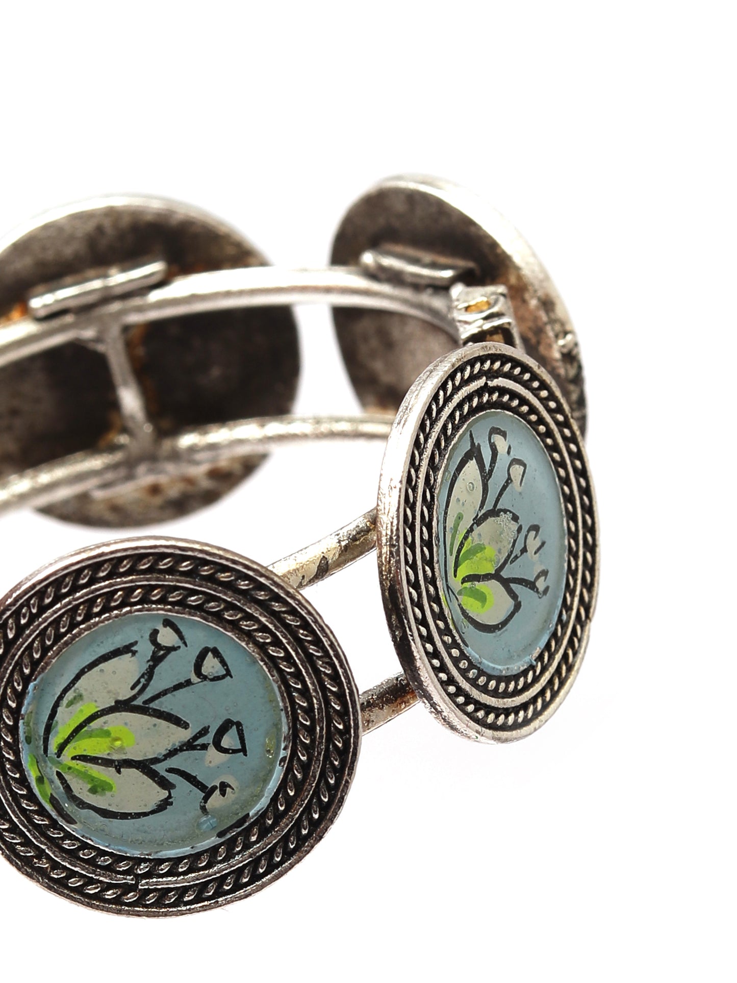 The Hand Painted Lotus in Wild Bracelet