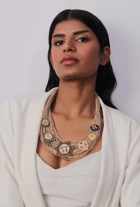 The Persian Yarn Jute Necklace