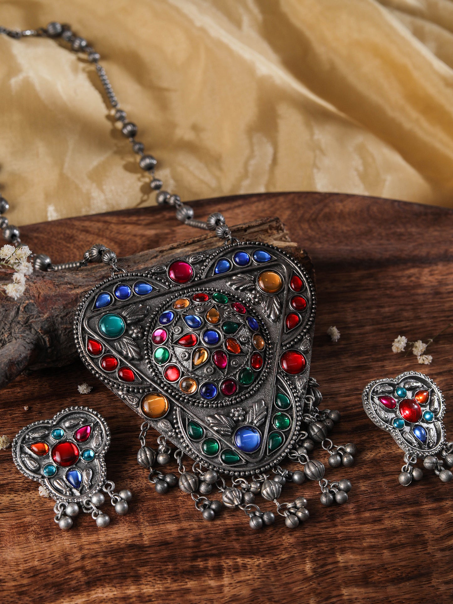 The Colorful Panetary Necklace Set