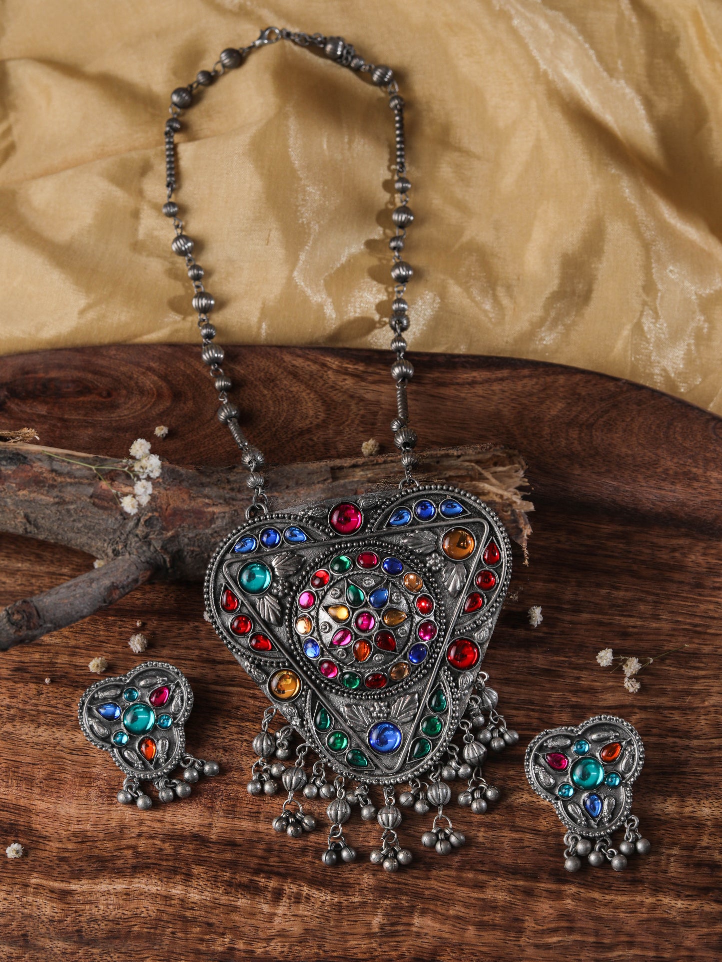 The Colorful Panetary Necklace Set