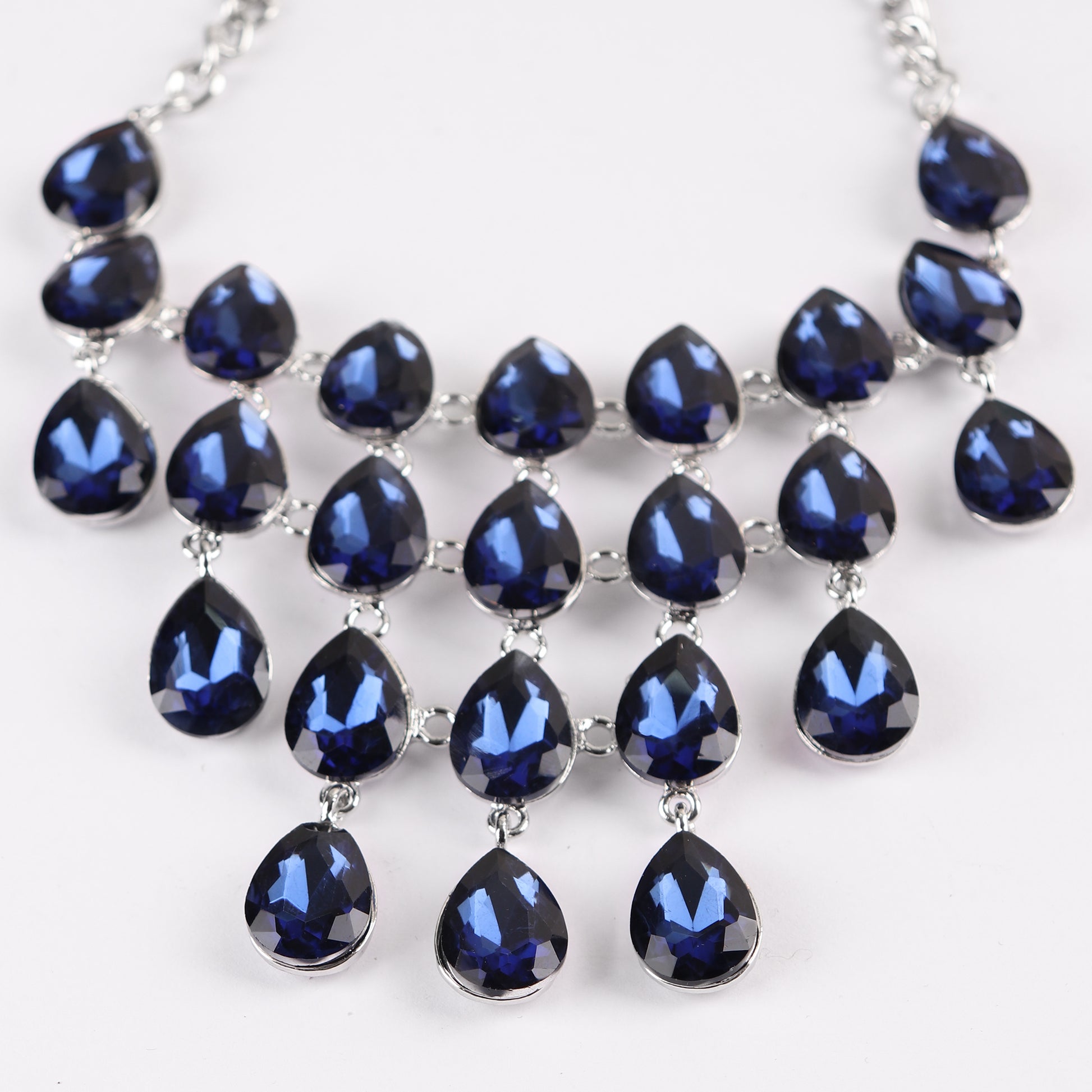 Necklace Set,Tear Drop Magic Necklace Set in Blue - Cippele Multi Store