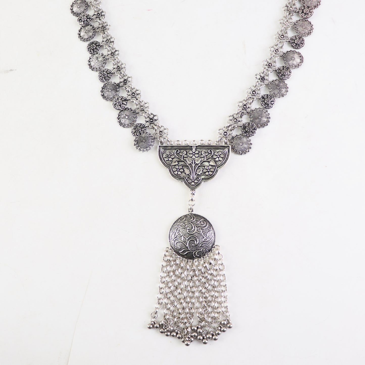 Necklace,Turkish Princess Necklace in Silver - Cippele Multi Store