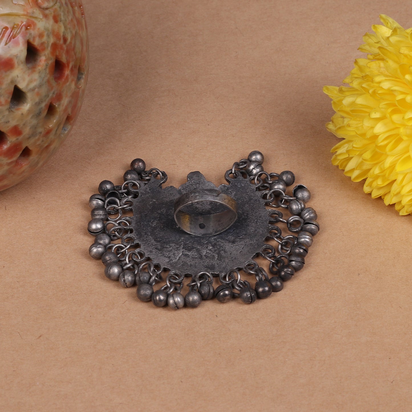 The Tringly Trinklets Afghani Adjustable Ring