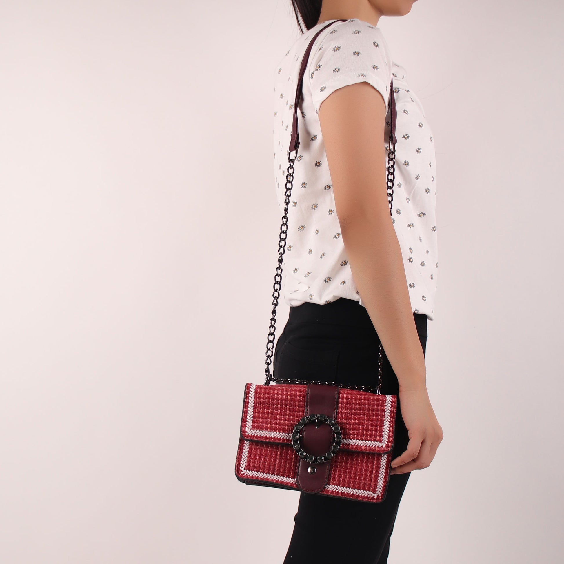 Sling Bag,The Maroon Ravishing Sling bag - Cippele Multi Store