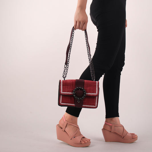 Sling Bag,The Maroon Ravishing Sling bag - Cippele Multi Store