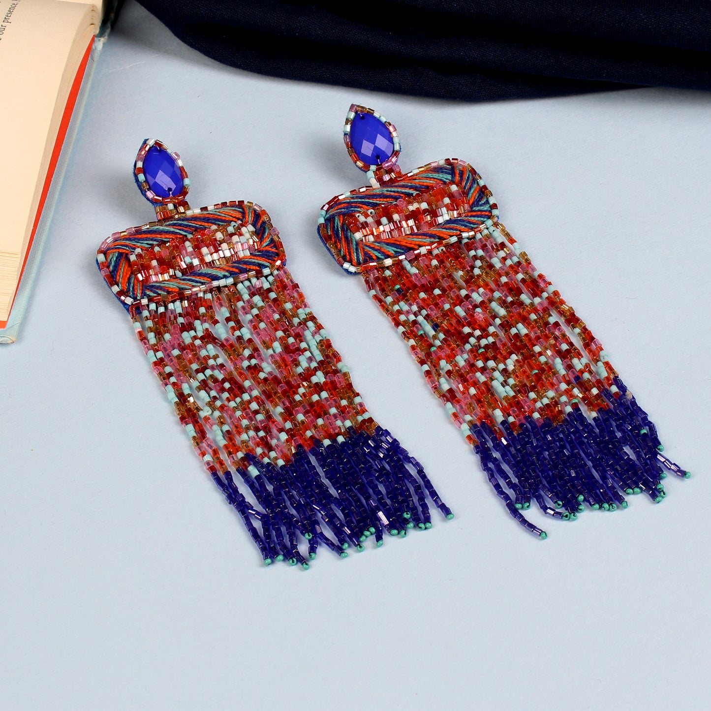 The Jelly Frills Beaded Earrings in Multicolor