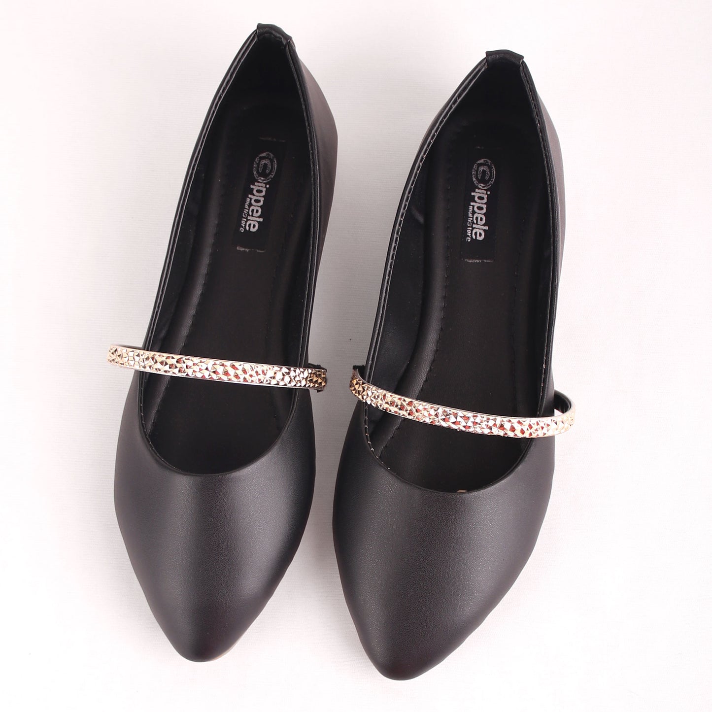 Foot Wear,The Ornamented string Black Belly - Cippele Multi Store