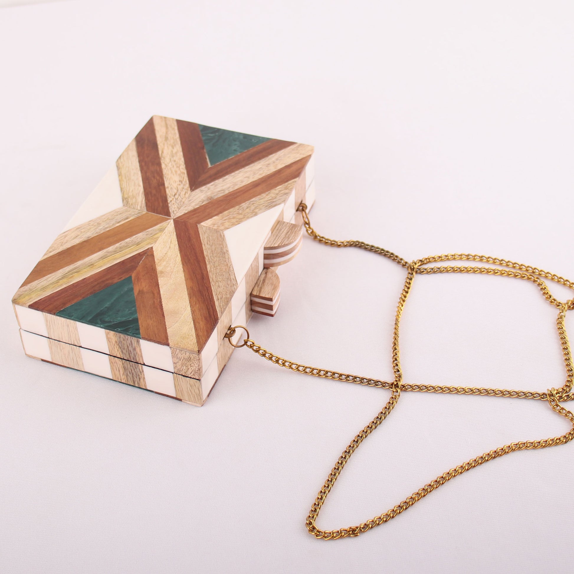 Clutch,The Wooden Textured Clutch - Cippele Multi Store