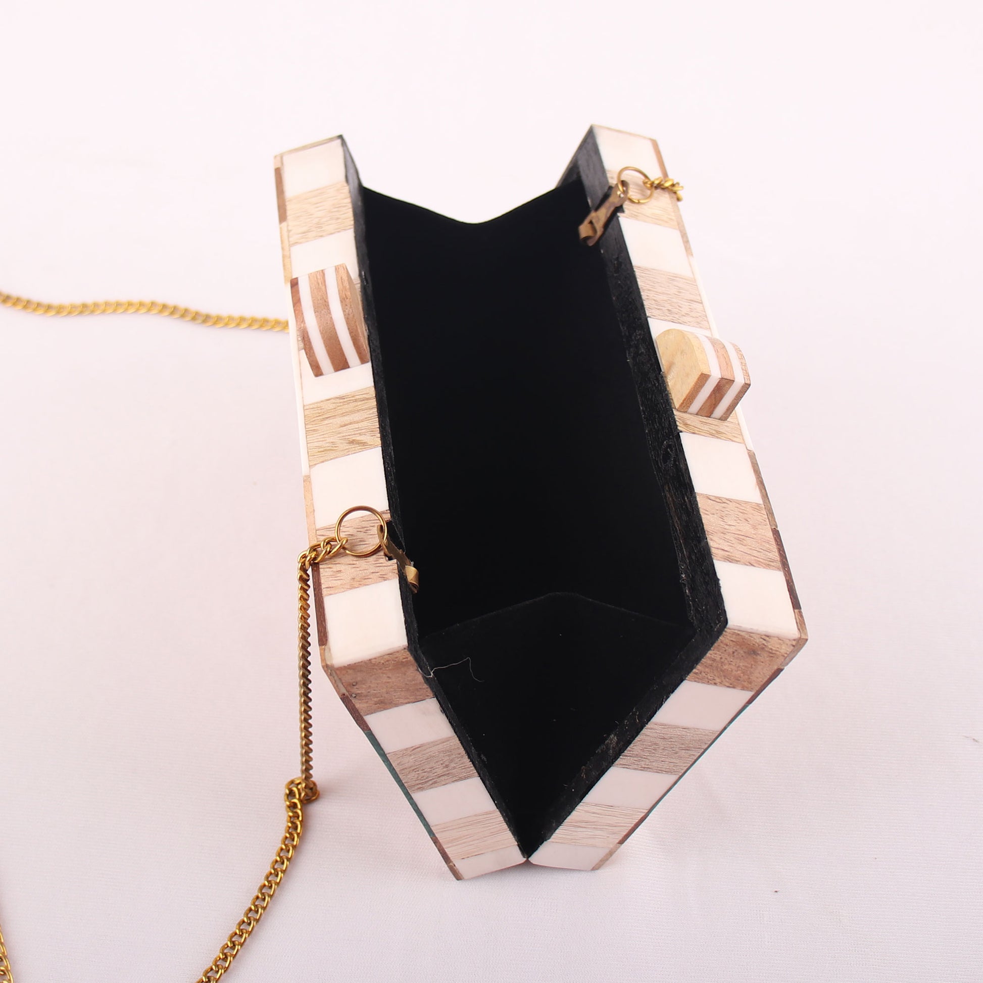 Clutch,The Wooden Textured Clutch - Cippele Multi Store