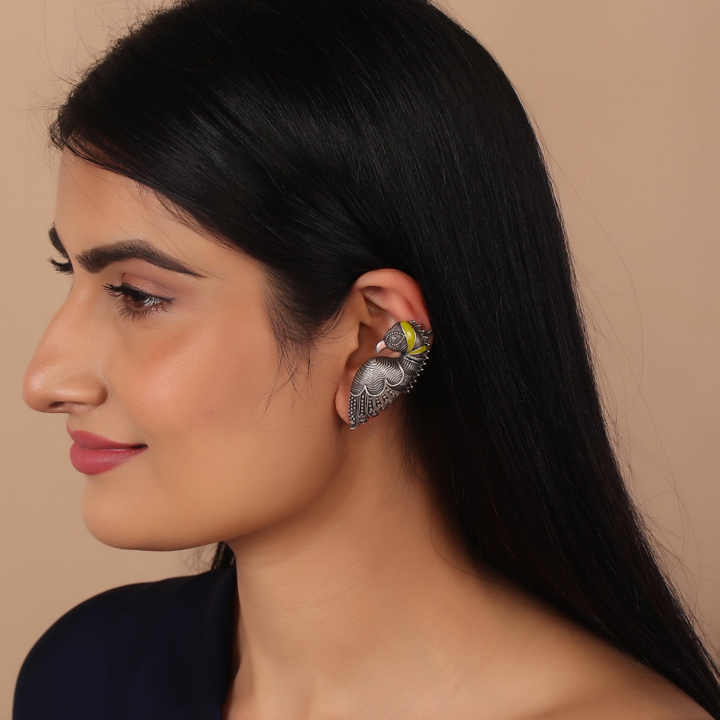 The Startling Hornbill Earcuff
