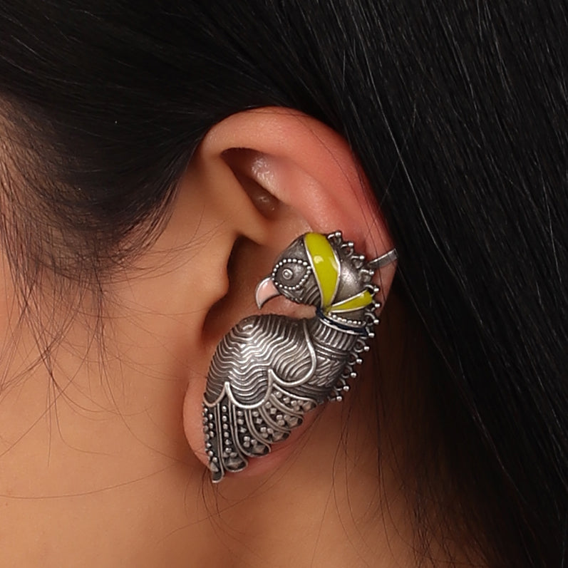 The Startling Hornbill Earcuff