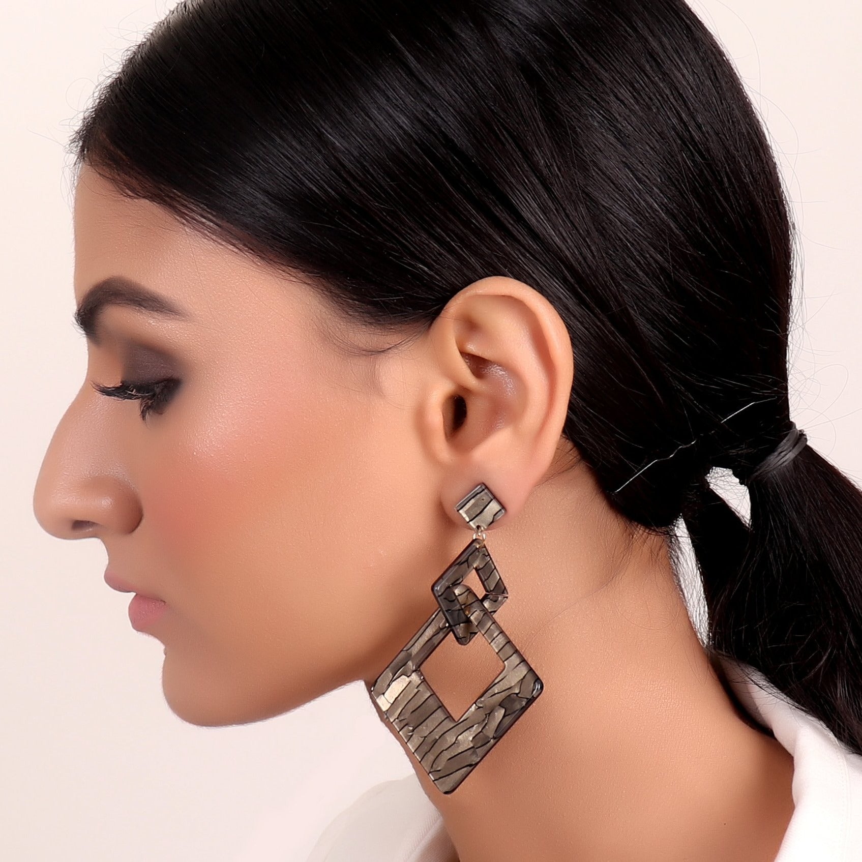 Earrings,Brown Danglers - Cippele Multi Store