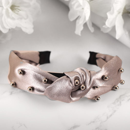 HairBand,The Hair Flair Satin Hair Band in Grey - Cippele Multi Store