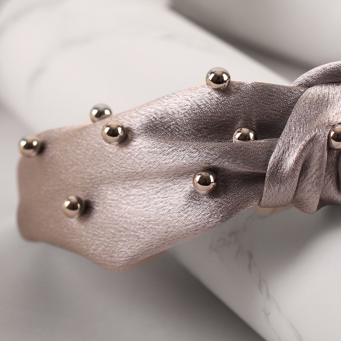 HairBand,The Hair Flair Satin Hair Band in Grey - Cippele Multi Store