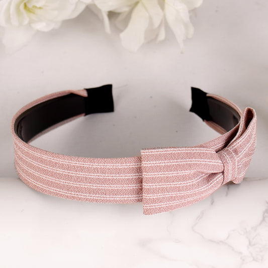 HairBand,Bewitching Bow Hair Band in Lavender Pink - Cippele Multi Store
