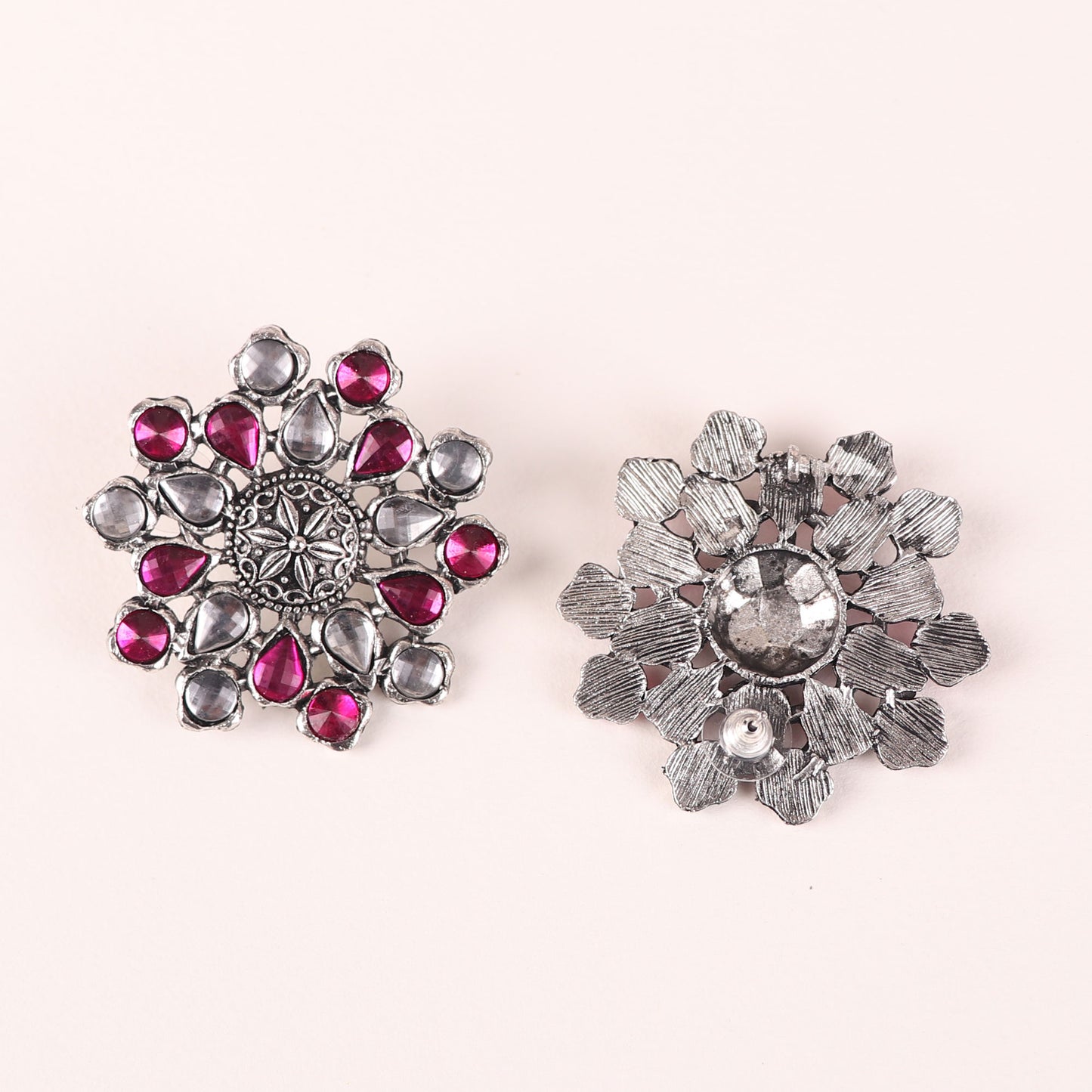 Earrings,The Pearl Hive Studs in Pink - Cippele Multi Store