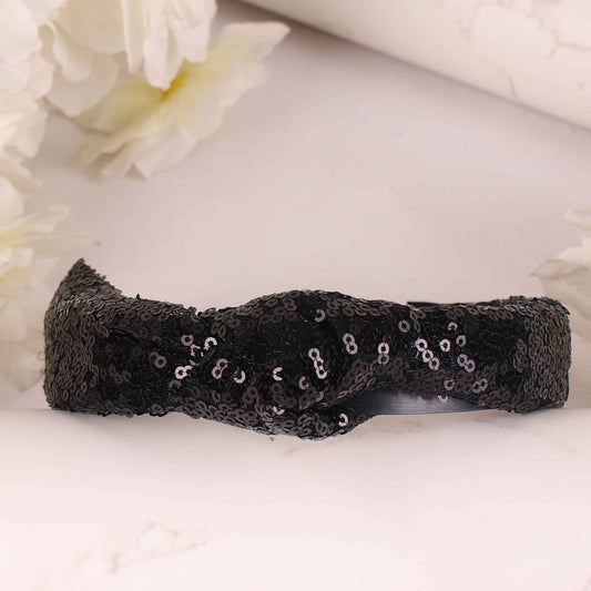 The Black Gleaming Tiara Hairband