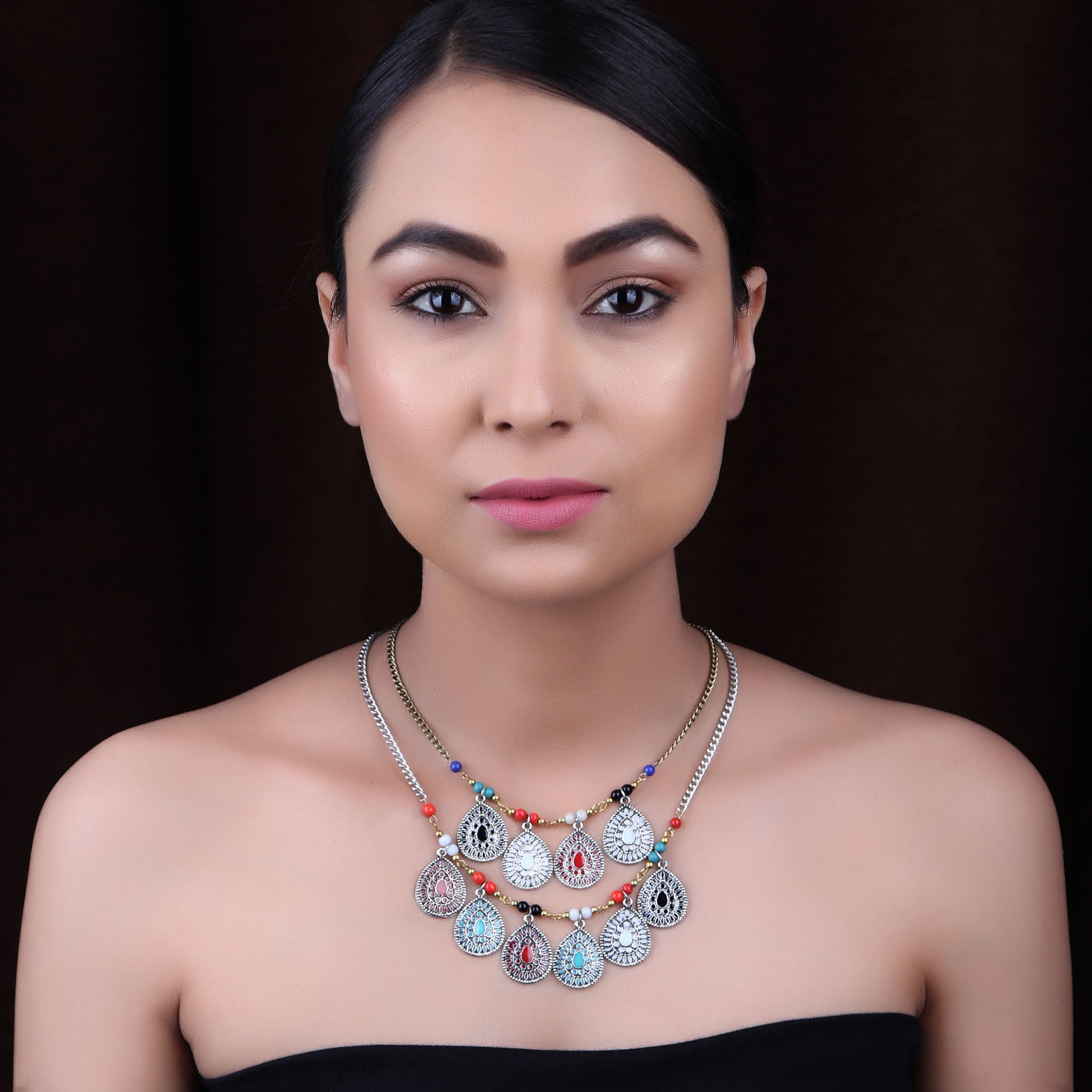 Necklace,The Dual Layered Souvenir Necklace - Cippele Multi Store