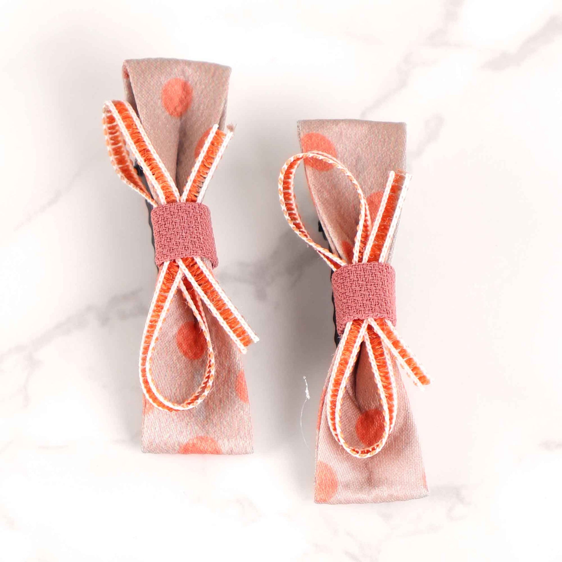 HairBand,Love Me Knot Hair Clips in Orange Shade - Cippele Multi Store