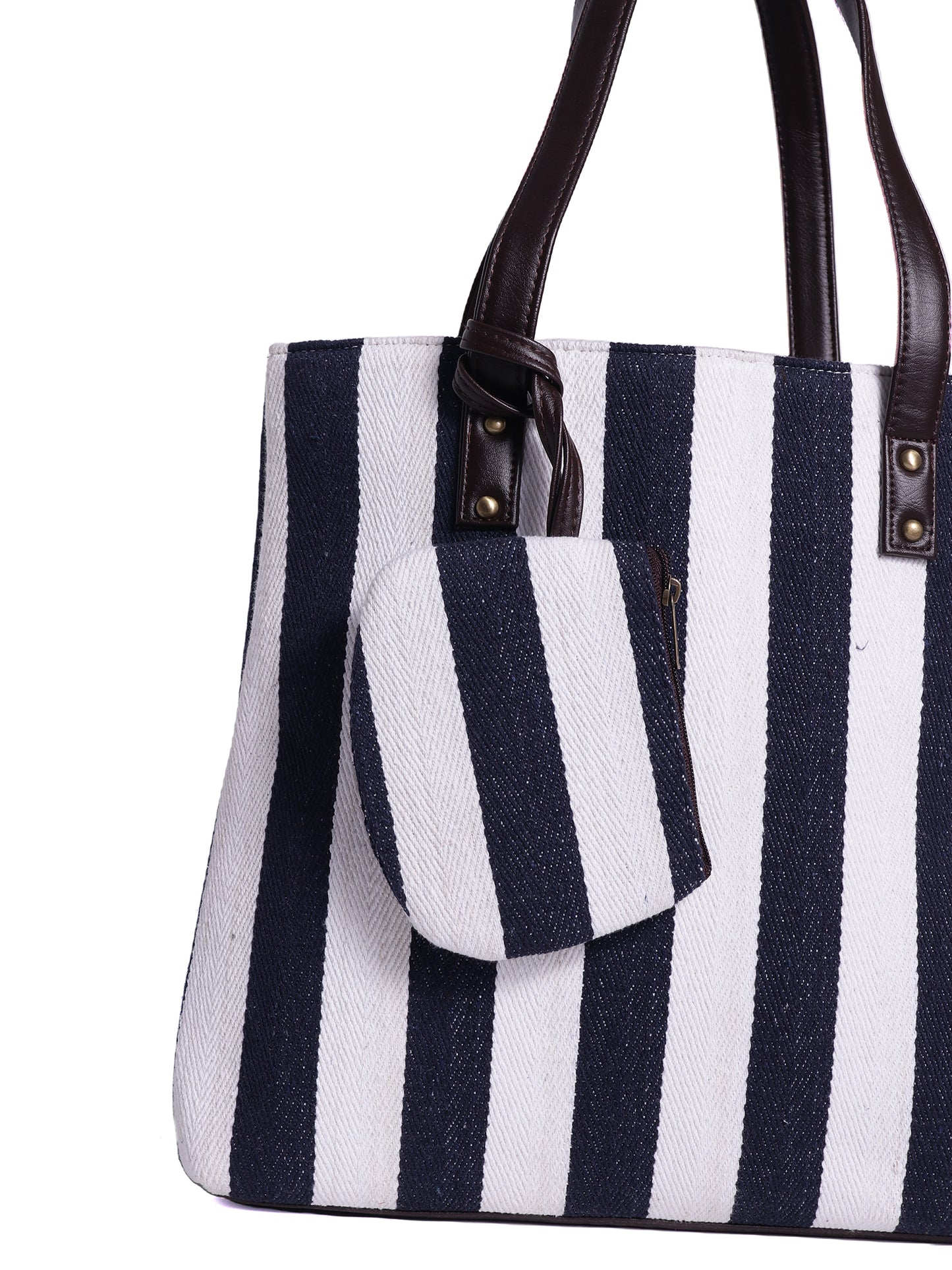 Tue Equid Stripped Tote Bag