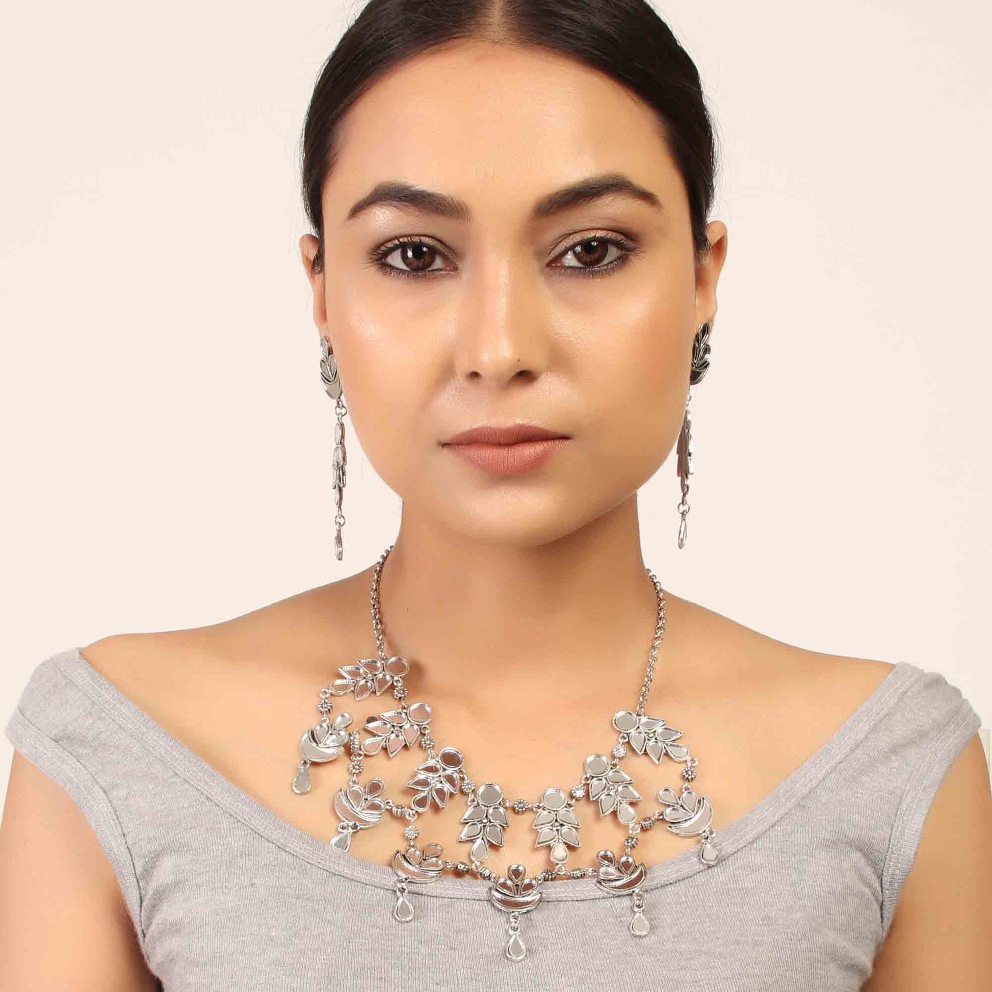 Necklace Set,The Mongolian Etsy Mirror Necklace Set - Cippele Multi Store