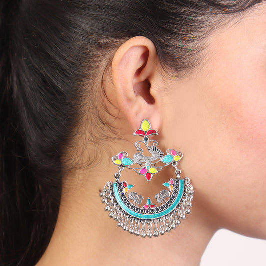 Earrings,Some Bird Love Light-weight Earrings in Multicolor - Cippele Multi Store