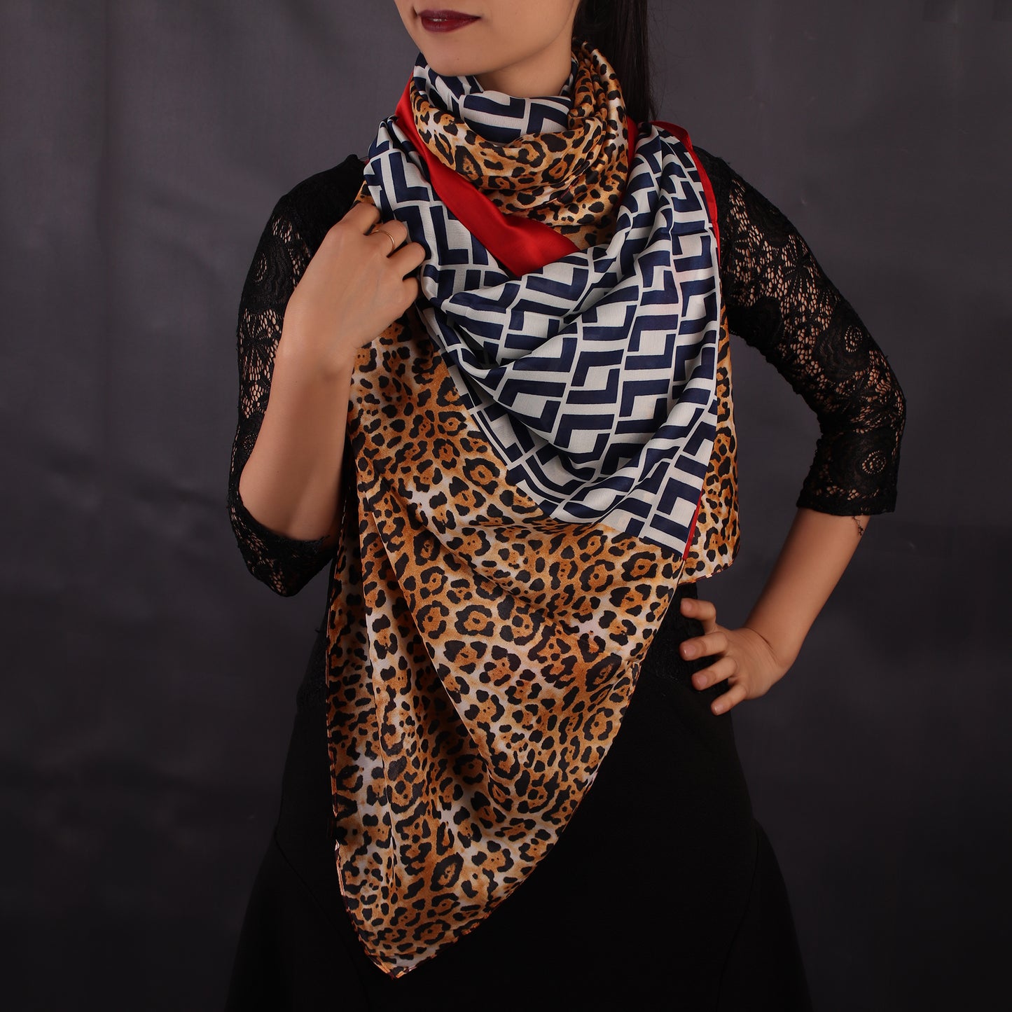 Animal Print Designer Stole